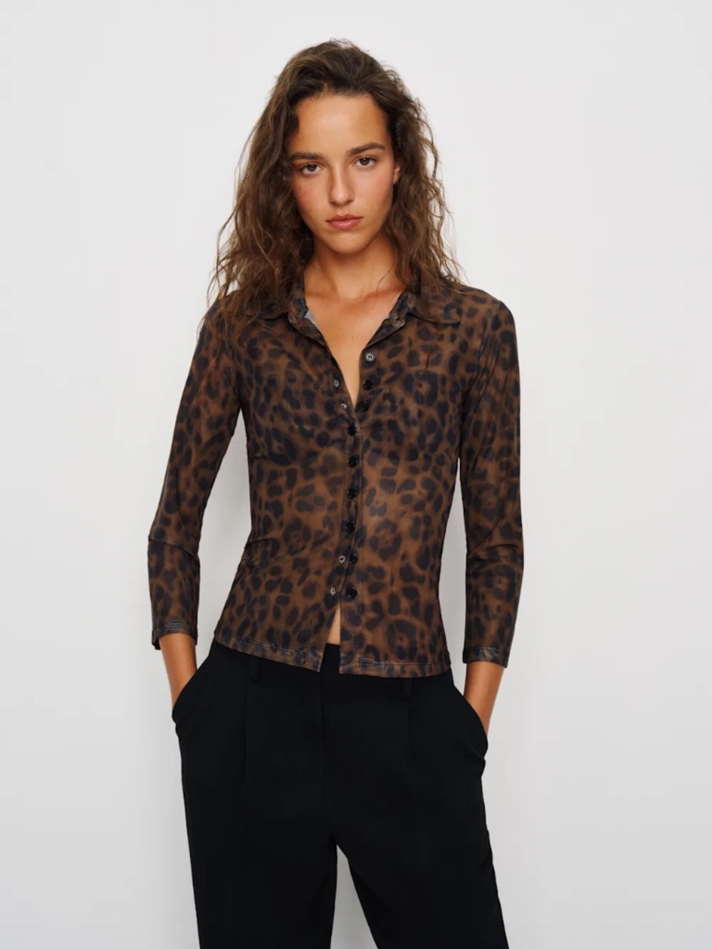 Reformation Margaret Knit Top Black - Size XS
